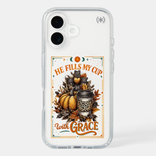 He Fills My Cup...  Speck iPhone Case (Front)