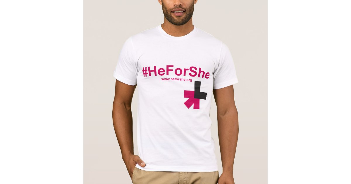 He for She T-Shirt | Zazzle