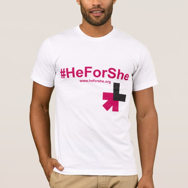 He for She T-Shirt (Front)