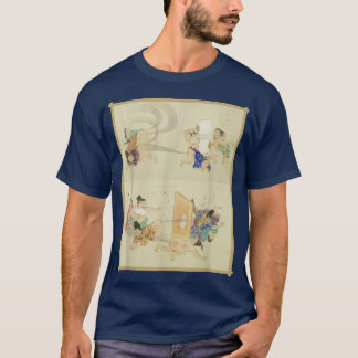 He-Gassen Vintage Weird Japanese Scroll Fart Battl T-Shirt