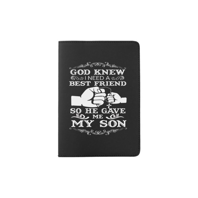 He gave me my son passport holder (Front)