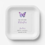 He Gives her Butterflies Bridal Shower Butterfly Paper Plates