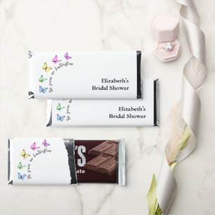 He Gives Me Butterflies Bridal Shower Hershey Bar Favors