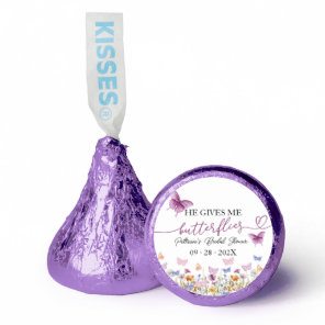 He Gives Me Butterflies  Wildflower Bridal Shower  Hershey®'s Kisses®