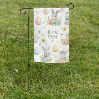 He Has Risen Garden Flag