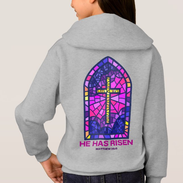 He Has Risen Hoodie (Back)