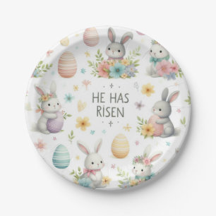 He Has Risen Paper Plates