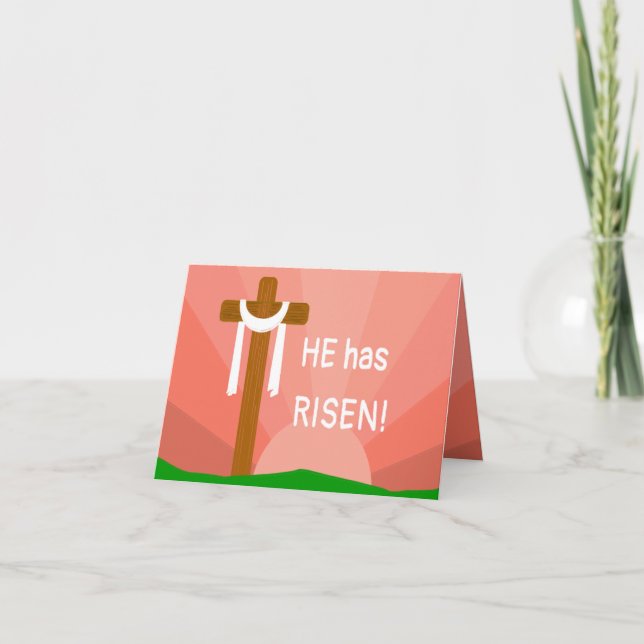 He has Risen Thank You Card (Front)