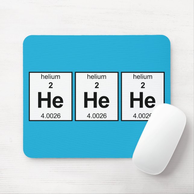 He He He Periodic Table Mouse Pad (With Mouse)