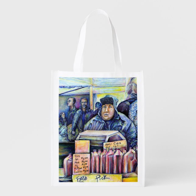 He Heard, What I Saw Grocery Bag (Front)