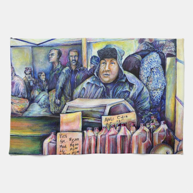 He Heard, What I Saw Kitchen Towel (Horizontal)