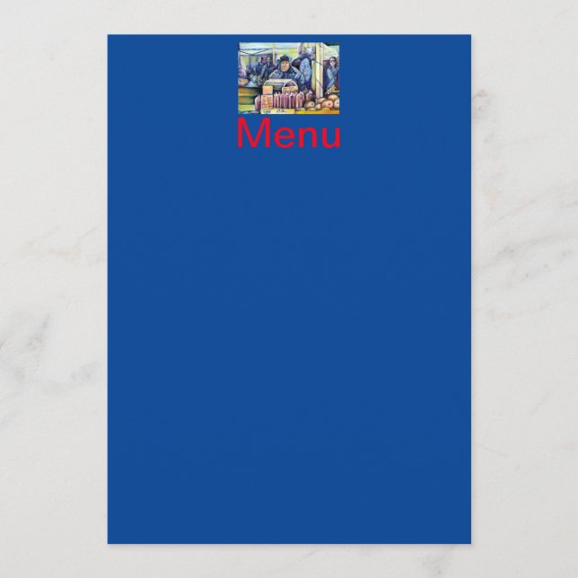 He Heard, What I Saw Menu (Front)