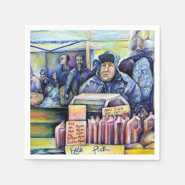 He Heard, What I Saw Napkins (Front)