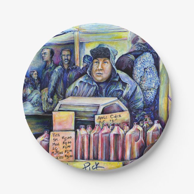 He Heard, What I Saw Paper Plates (Front)