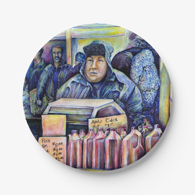 He Heard, What I Saw Paper Plates (Front)