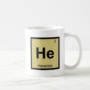 He - Heracles Greek Chemistry Periodic Table Coffee Mug