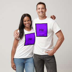 He - Hercules Funny Chemistry Element Symbol Tee