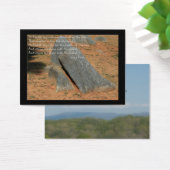He hideth my soul ...cleft of the rock (Desk)