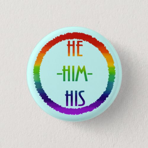 He Him His Pronoun Pin