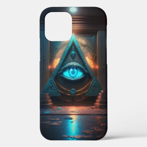 He illuminati secret society symbol iPhone 12 case