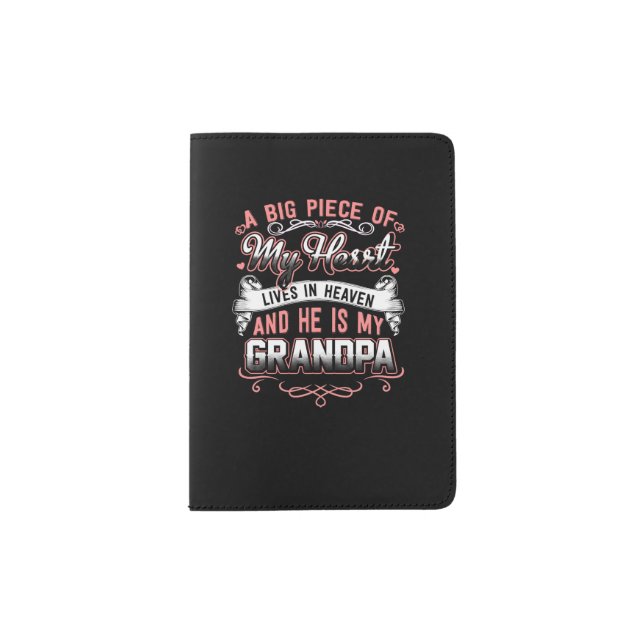 He is my grandpa passport holder (Front)