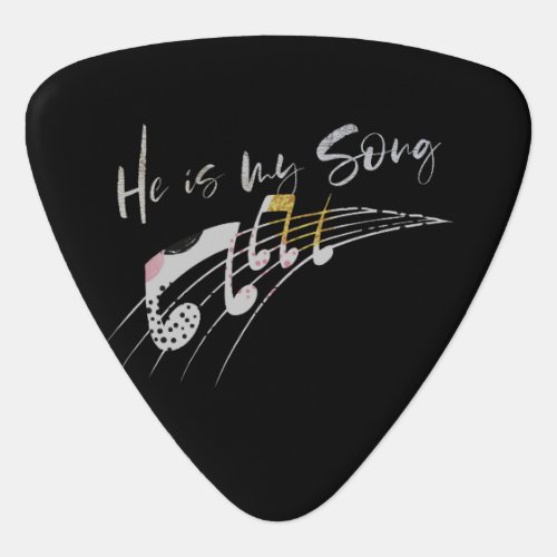 He is my Song Christian  Guitar Pick