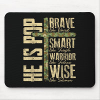 He Is P Camo Religious Father's Day Christian Dad 