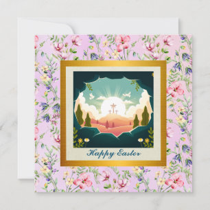 He is Risen and Celebration of Resurrection Sunday Invitation