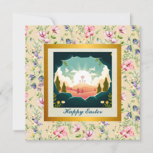 He is Risen and Celebration of Resurrection Sunday Invitation