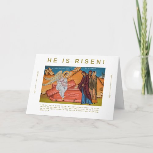 He Is Risen Card