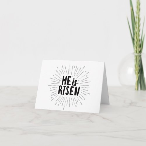 He is Risen Christ is Risen Quotes Easter Art Resu Card