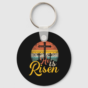 He Is Risen - Christian Easter Jesus Keychain