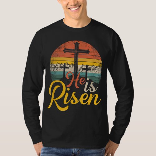 He Is Risen _ Christian Easter Jesus T_Shirt