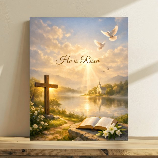 He Is Risen Christian Easter  Poster (Creator Uploaded)