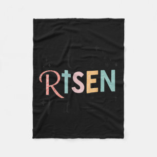 He Is Risen Christian Teen Girl God Is Good Daught Fleece Blanket