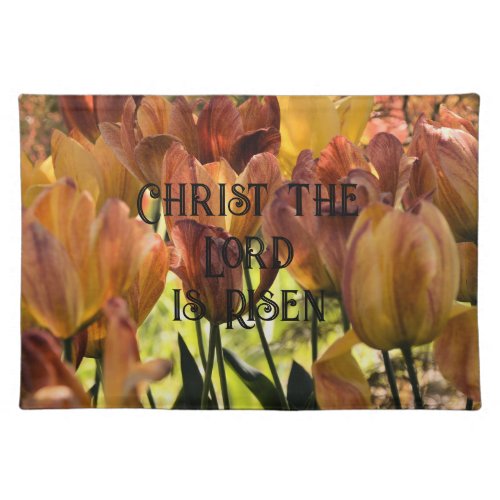 He is Risen cloth placemat