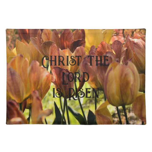 He is Risen cloth placemat (Front)