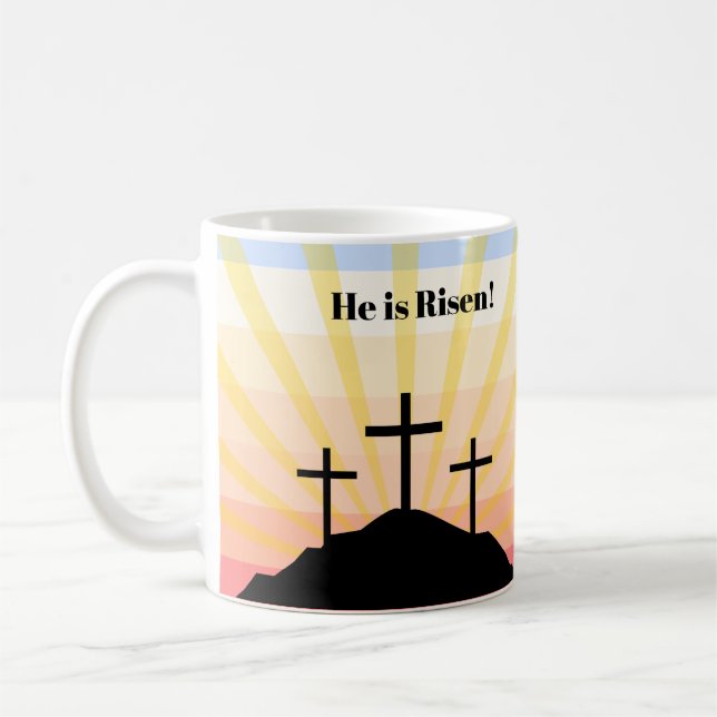 He is Risen Coffee Mug (Left)