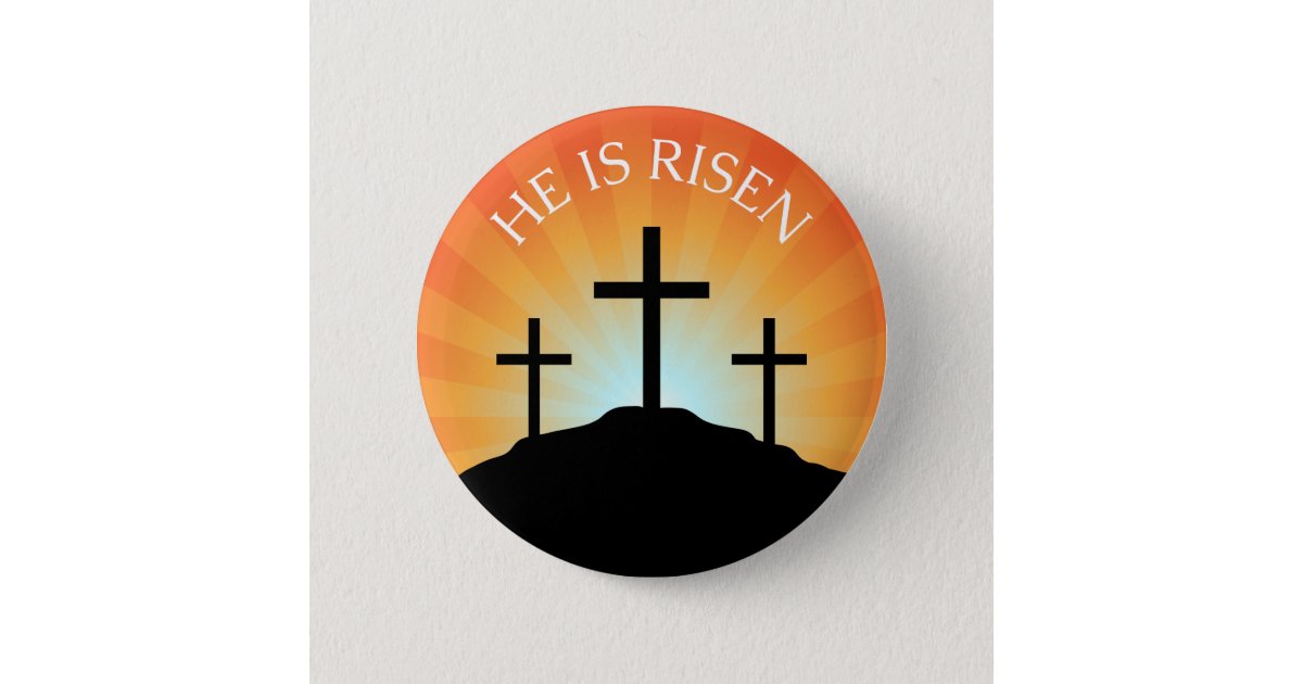 he is risen cross