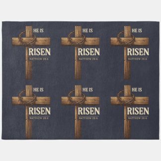 He Is Risen Cross Area Rug