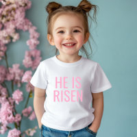 He Is Risen | Cute Pink Christian