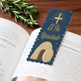He Is Risen Easter 2026 Custom Christian Spanish Bookmarks