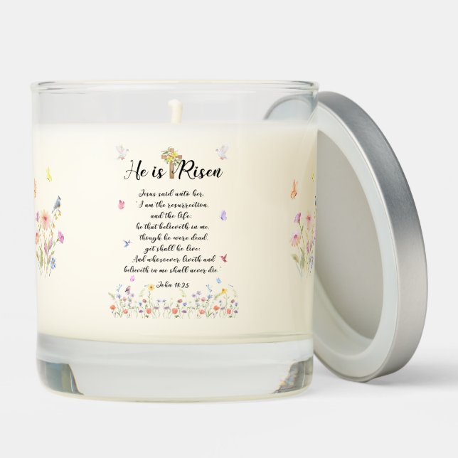 He is Risen- Easter Candle Gifts (Lid)
