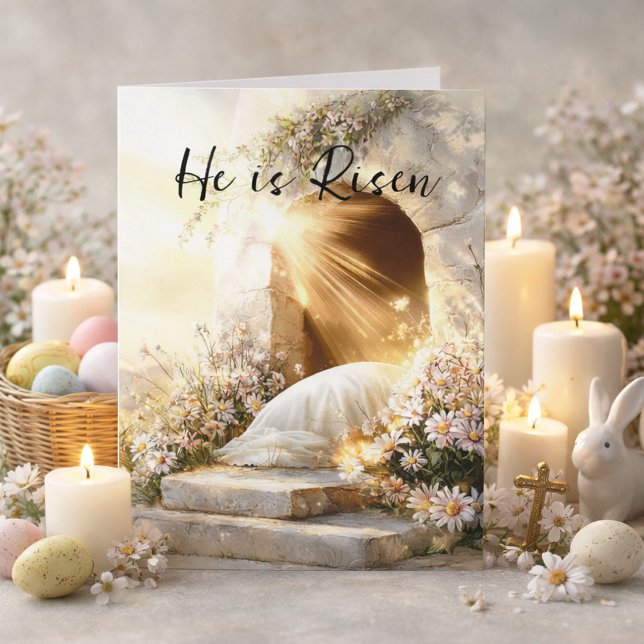 He is Risen Easter Card (Creator Uploaded)