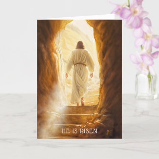 He is Risen Easter Card