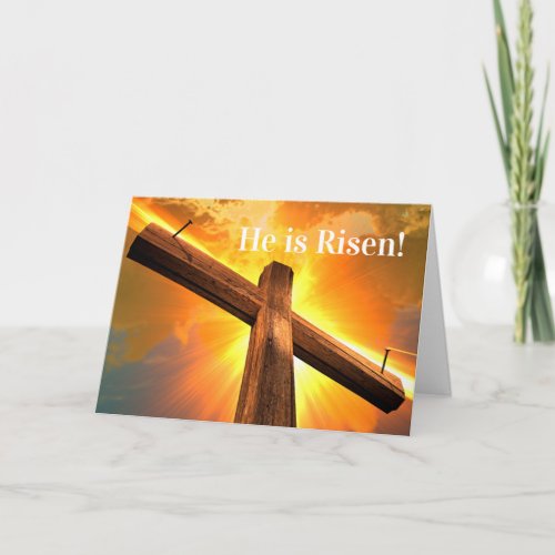 He is Risen Easter Card