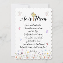 He is Risen-Easter Cards