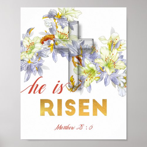 He Is Risen Easter Decor
