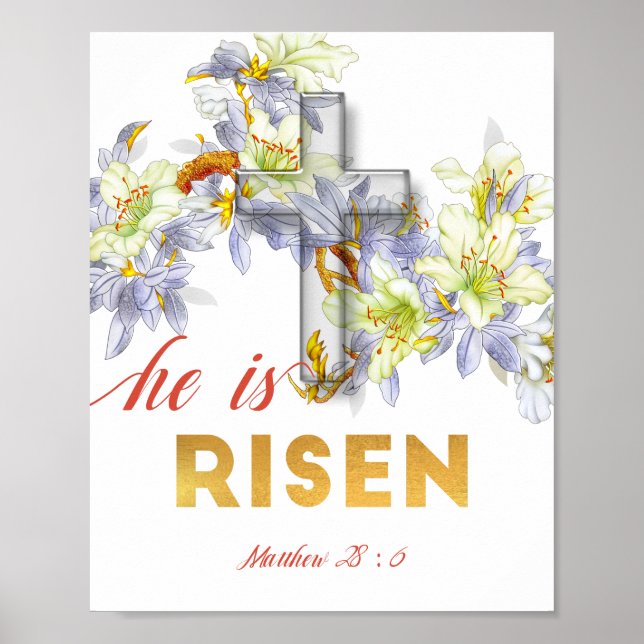 He Is Risen Easter Decor (Front)