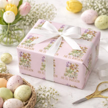He Is Risen Easter Floral 